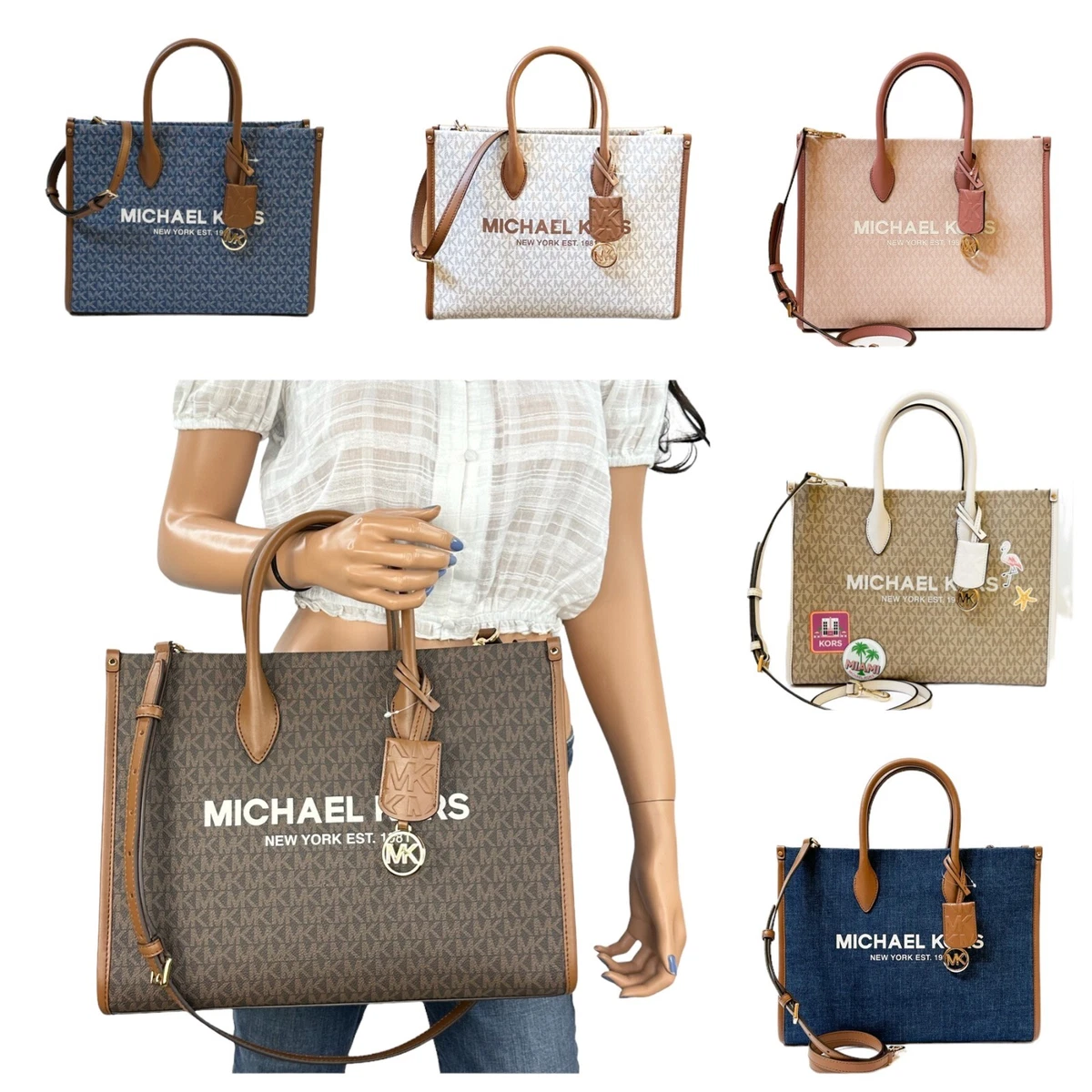 Buy MICHAEL KORS Women Grey Hand-held Bag VANILLA Online @ Best Price in  India | Flipkart.com