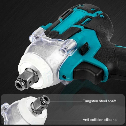 380 Nm 1/2" Akku Brushless Schlagschrauber Bohrschrauber für 18V Makita - Bild 4 von 14