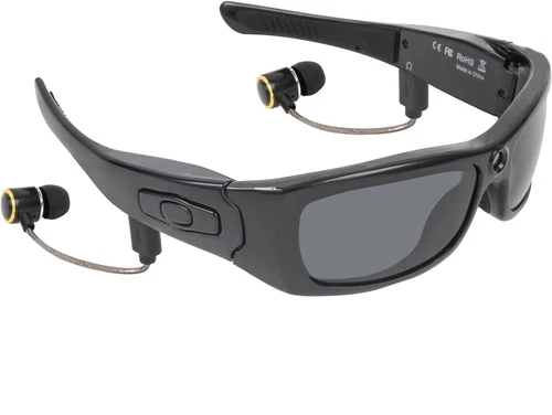 Sunglasses with Bluetooth Camera and Headphones, 1080p Photos & Videos