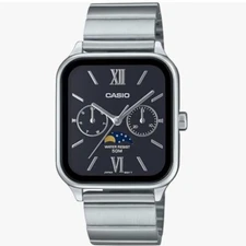 【CASIO】Standard Watch / Silver×Black / Stainless steel / MTP-M305D-1A2V