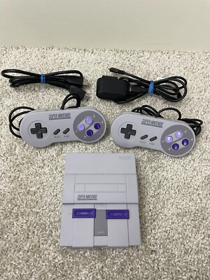 Super Nintendo Entertainment System NES Control Deck Mini Tested/Works