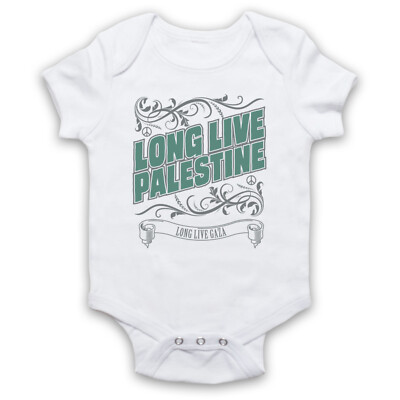 LANG LEBE PALÄSTINA GAZA ANTIKRIEG BEWUSSTSEIN PROTEST BABY WACHSEN BABYANZUG GESCHENK