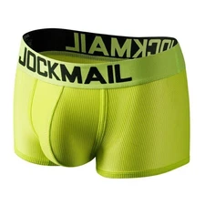 JOCKMAIL Men Quick Dry Trunks Underwear Boxer shorts Jockstrap Low Rise Panties