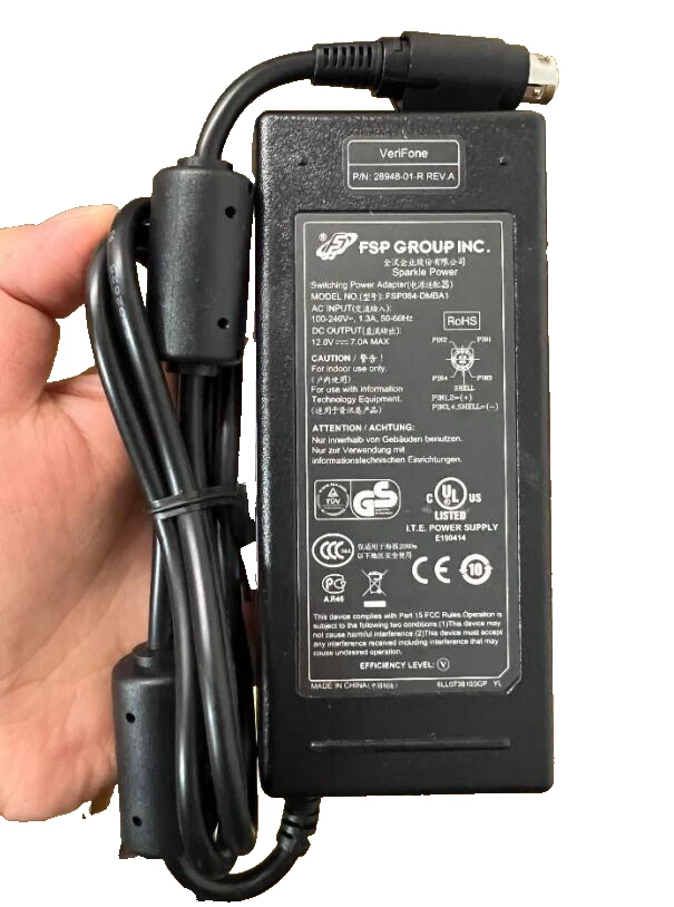 FSP 12V 4-Pin AC Adapter For Wacom Cintiq 22HD DTH-2200 DTK-2200 21UX POW-A118 - Image 4 of 4