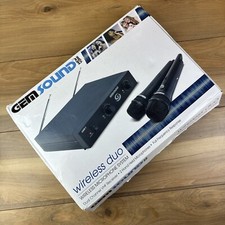 Gem Sound Wireless Duo Microphone System Gmw-61 Used Once