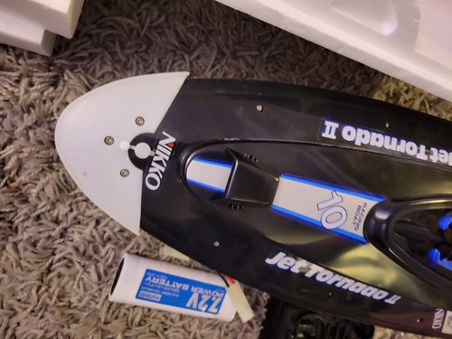 Vintage Nikko Radio/Remote Control Jet Tornado 2 RC Boat 1:10 Scale + 1 Battery - Picture 12 of 24
