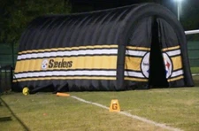 OZIS Inflatable Steelers Tunnel Entrance with Portable Blower (25x12x12ft)