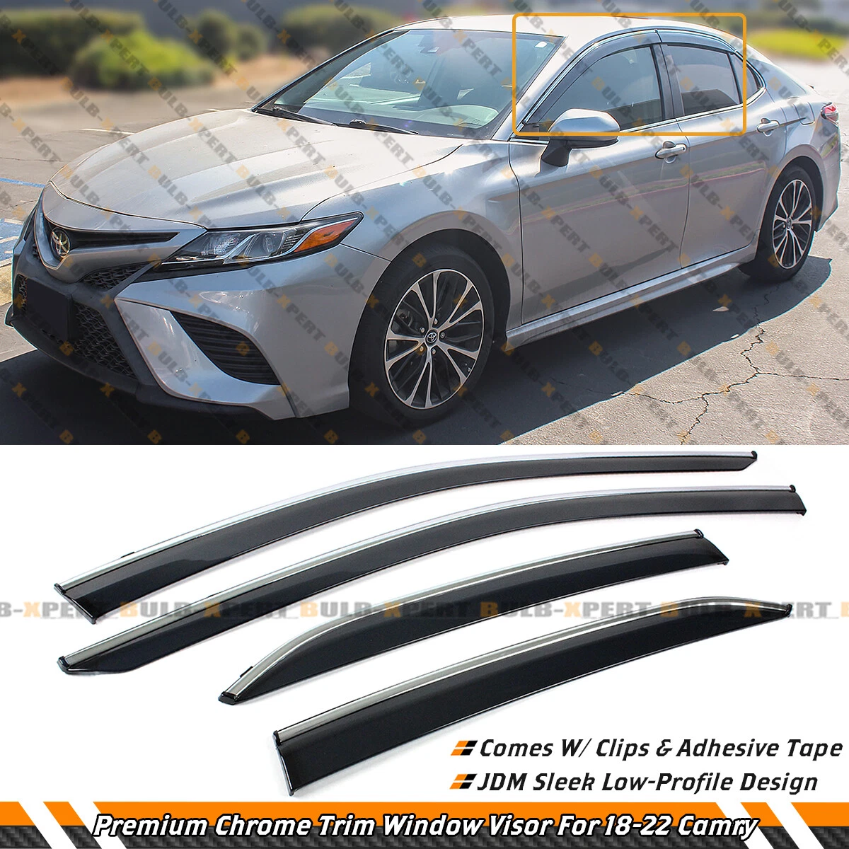 2018 toyota camry se rain deals guards
