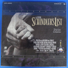 Sealed New Schindler's List Letterboxed Edition Laserdisc NOT DVD OR VHS 