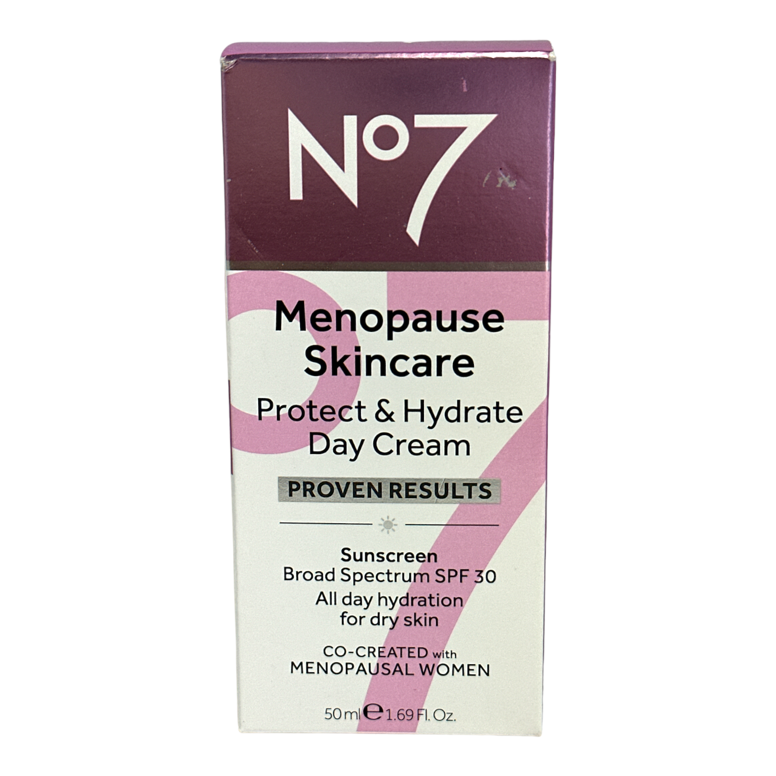 No7 Menopause Skincare Protect & Hydrate Day Cream Sunscreen SPF30