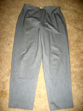 Womens Gray TALBOTS Stretch Dress Pants 12 Petite