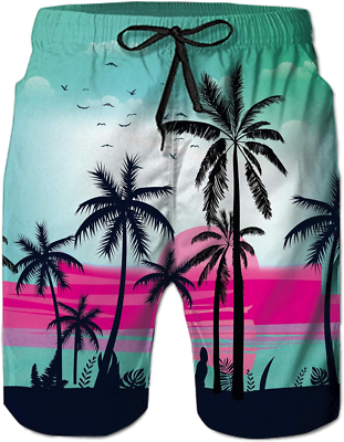 Jungen Badeshorts Mit Print - Schnelltrocknende Schwimmhose Für Strand & Pool