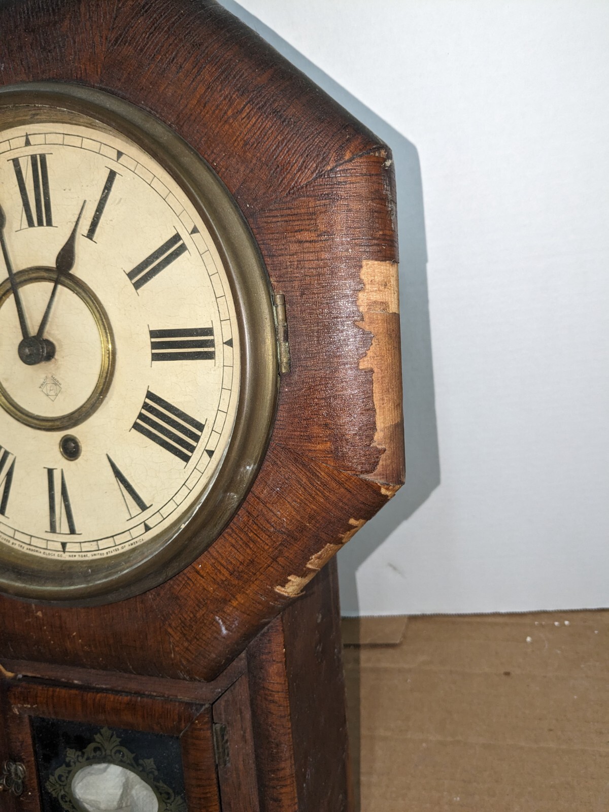 Antique Ansonia Regulator Wall Clock eBay