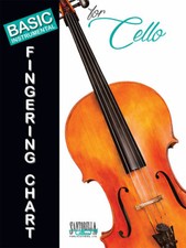 Basic Fingering Chart for Cello  Ships directly from the publisher 