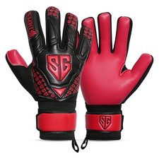 GOALKEEPER GLOVES SOCCER GLOVES 4MM FINGER SAVES GK GLOVES SIZE 5