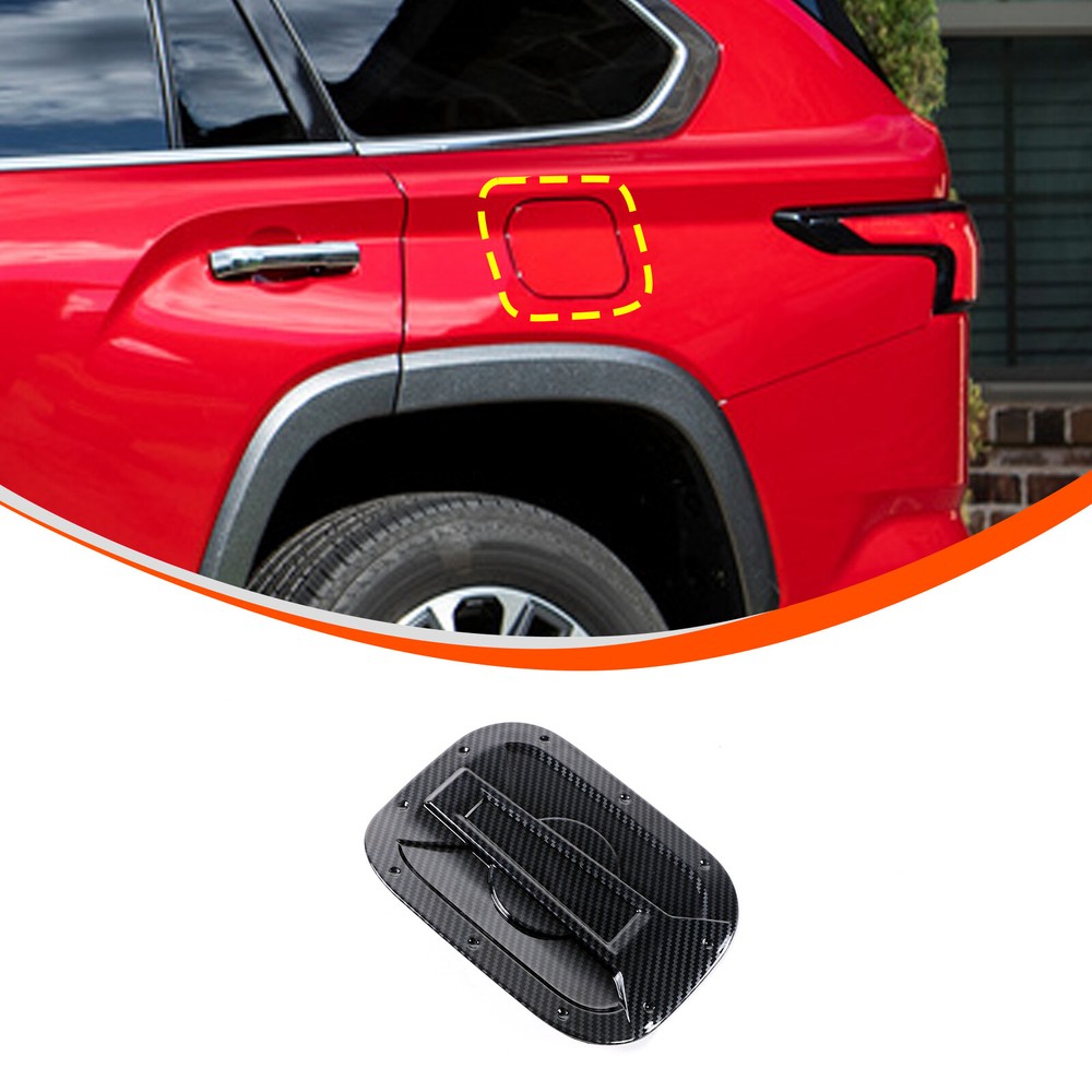 Carbon Fiber Fuel Tank Cover Trims Accessories For Toyota /Sequoia 2023+
