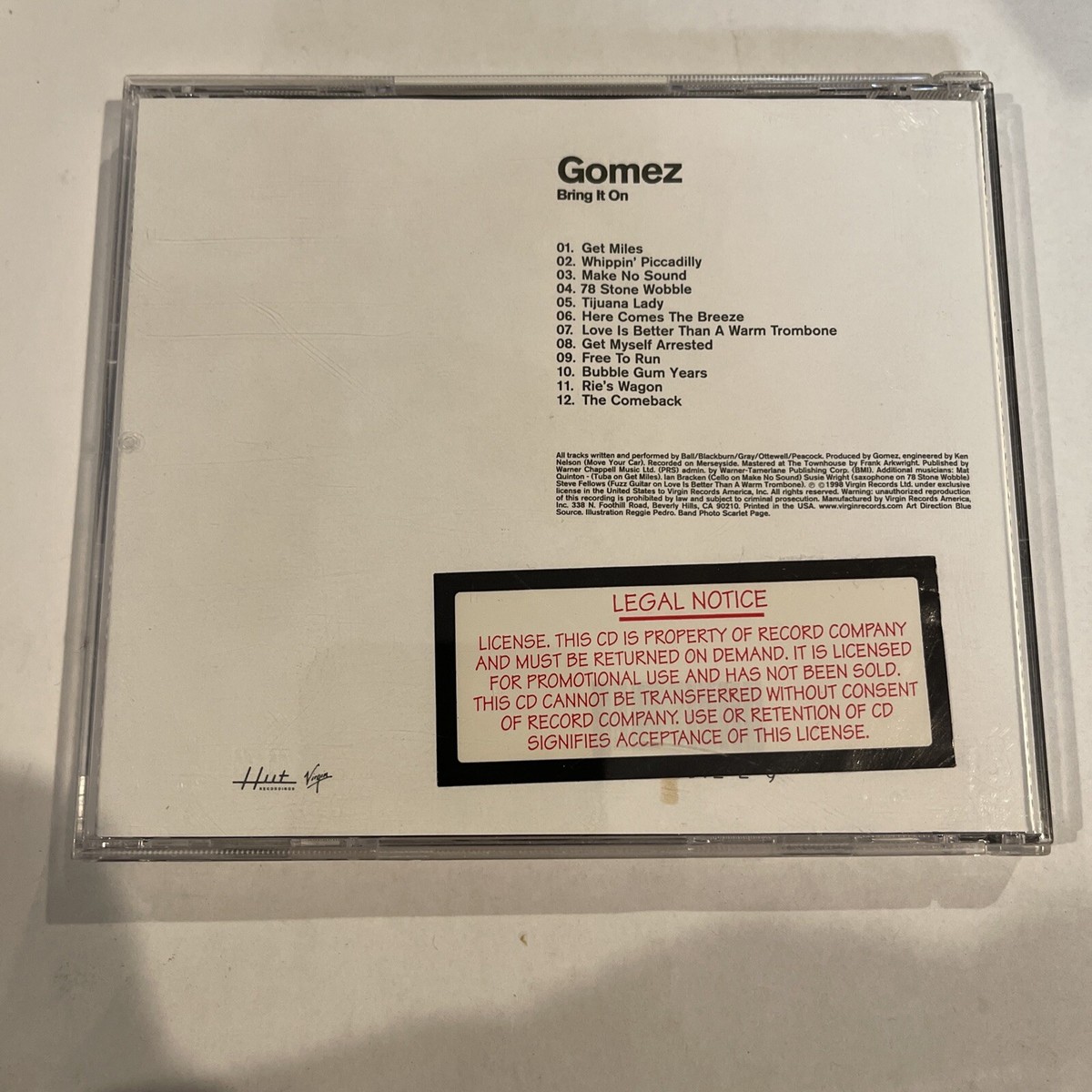 Gomez – Bring It On [1998 Promotional CD] | eBay