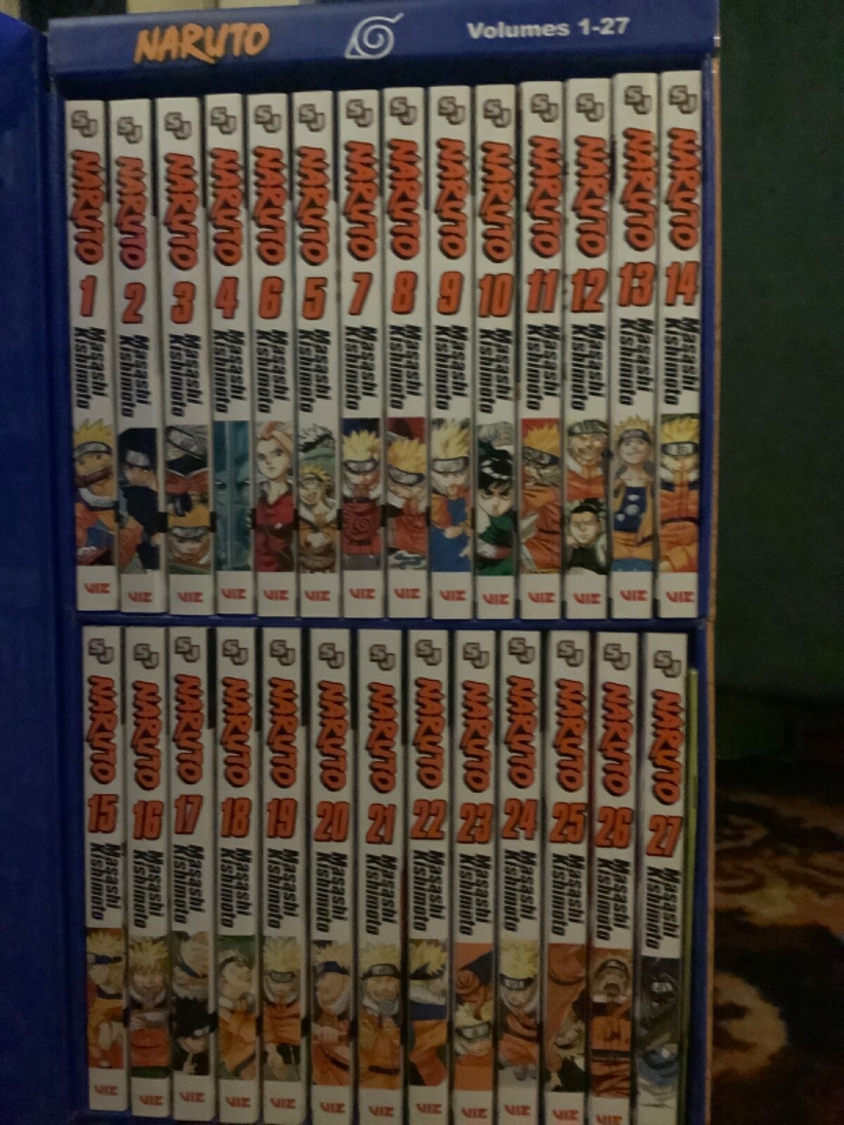 Naruto Manga Box Set 1 Volumes 127 English Version with Premium