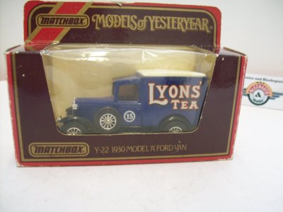 Matchbox Models of Yesteryear Y-22, Ford Model ''A'' Van ''LYONS´TEA'', 1930, OVP