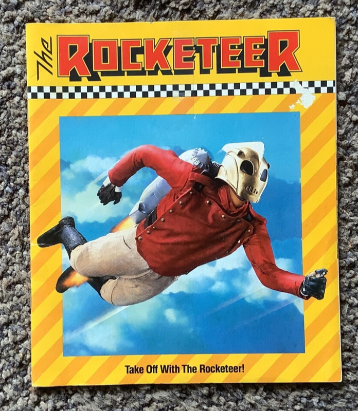The Rocketeer Read Along Book & Cassette Tape set by Disney - NO Tape-