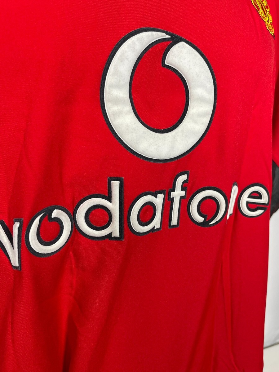David Beckham #7 Manchester United 2002 Nike Red Football Jersey