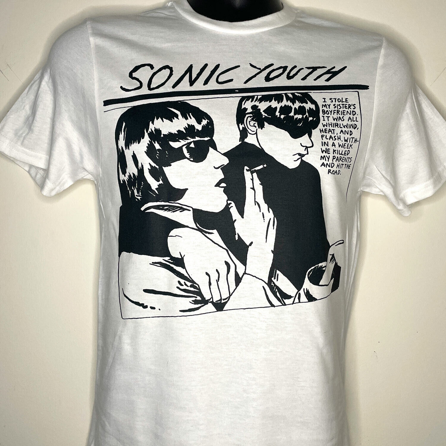 hav det sjovt Feje smart Sonic Youth band t-shirt indie rock - vintage 90s retro music- goo t-shirt  | eBay