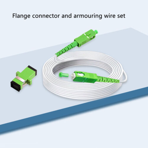 (3)Optical Modem Extension Cable Set Armored Flange Connector High Speed - Picture 1 of 12