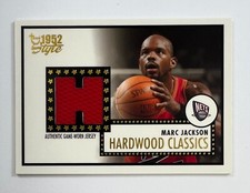 2006 topps 1952 Style #HCR-MJ Marc Jackson Game Worn Jersey Relic AR90