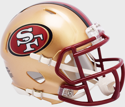 SAN FRANCISCO 49ers 1996 - 2008 NFL Riddell SPEED Mini Football