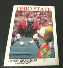 RANDY GRADISHAR Kroger WBNS 10 TV Oddball Card Ohio State Buckeyes RARE NFL HOF