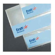 Celloexpress Biodegradable Euro - 130mm X 175mm 30mm Self Seal Flap - PLA Greeting Card Display Bags 30 Micron - Small Cello - Pack Of 50