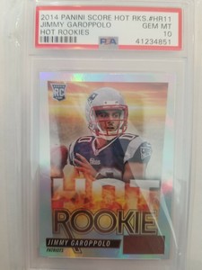 2014 Panini Score Hot ROOKIE RC Jimmy Garoppolo #HR11 PSA 10 (POP 10) | eBay