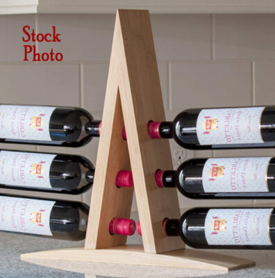 Galanta Countertop Bottle Bamboo Wine Bottle Holder, Free