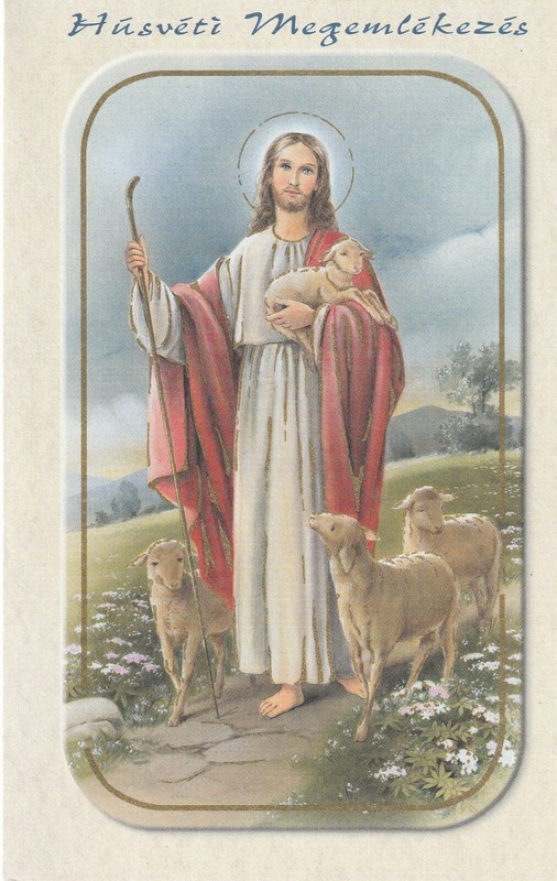 2 TWO Hungarian Easter Greeting Cards Alfred Mainzer E 18283