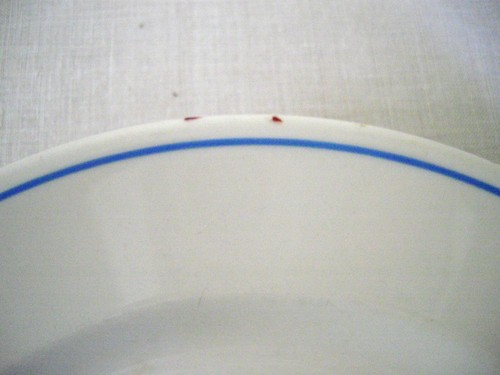 Vintage Syracuse China Restaurant White Blue Windmill 9" Plate ~ - Picture 4 of 6