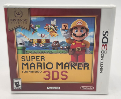 Super Mario Maker for 3DS - Nintendo Selects Edition - Nintendo 3DS - New US Ver