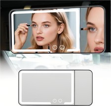 Car Sun Visor Makeup Mirror Rechargeable 3 Light Models 3x Magnification Vanity Car Sun Visor Makeup Mirror Rechargeable 3 Light Models 3x Magnification Vanity