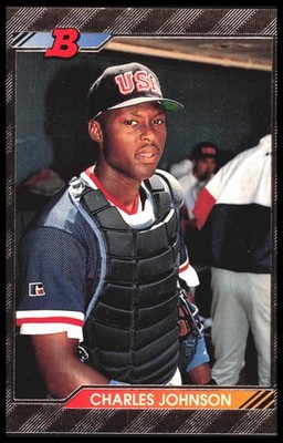1992 Bowman Charles Johnson # 661 Team USA 1TT