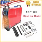 8KW Diesel Air Heater 12V/24V APP Bluetooth & 110V AC Adapter for Car RV Indoors