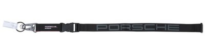 Porsche Motorsport Schlüsselanhänger Lanyard Schlüsselband Key Chain Schwarz