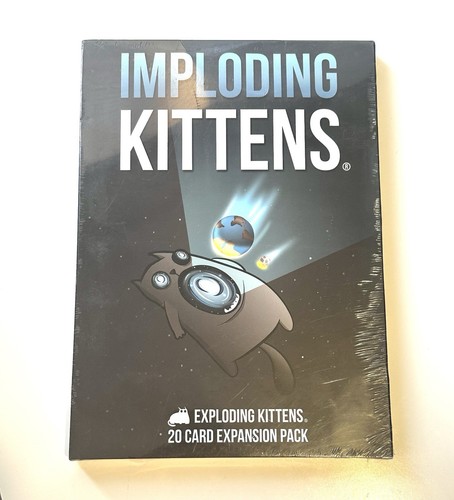 New - Imploding Kittens, 20 Card Expansion Pack for Exploding Kittens Game - Picture 5 of 5