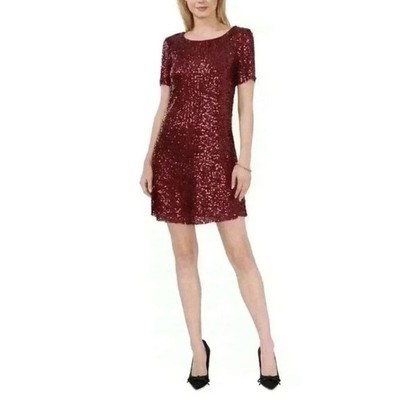 Brand New Vince Camuto Burgundy Sparkle & Shine Sequined Dress - Size XL | eBay Brand New Vince Camuto Burgundy Sparkle & Shine Sequined Dress - Size XL | eBay