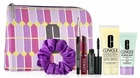 CLINIQUE 7 Pcs Gift Set Black Honey Lipstick Moisturizing Lotion Quickliner NEW