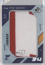 2008-09 SP Game Used Edition By the Letter 5/6 Manny Legace #BTL-ML 0c3