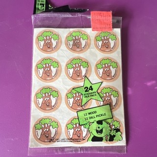 Trend Enterprises Tree Mendous! & Dill ightful Cartoon Sticker Pack 1982 Vintage