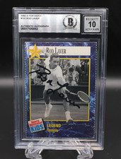 ROD LAVER SIGNED TENNIS 1992 SPORTS ILLUSTRATED FOR KIDS CARD BECKETT 10 BGS BAS