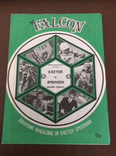 1977 EXETER FALCONS v IPSWICH WITCHES 10th OCTOBER ( GOOD CONDITION )