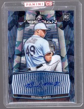 2020 Panini Obsidian Auto Electric Etch Blue Crystals #3 Brendan McKay Auto /25