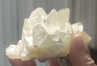 1Fluorescent Dogtooth Honey Calcite on Purple "Galaxy " Fluorite, Pakistan — photo 3