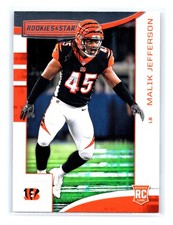 2018 Panini Rookies & Stars Football #168 Malik Jefferson Rookie RC Bengals
